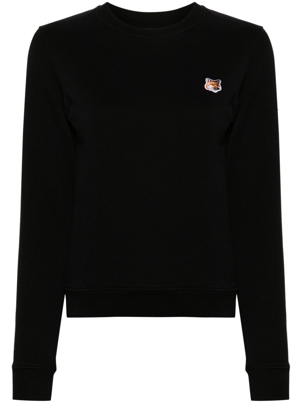Maison Kitsuné Fox Head 棉毛衣 - 黑色