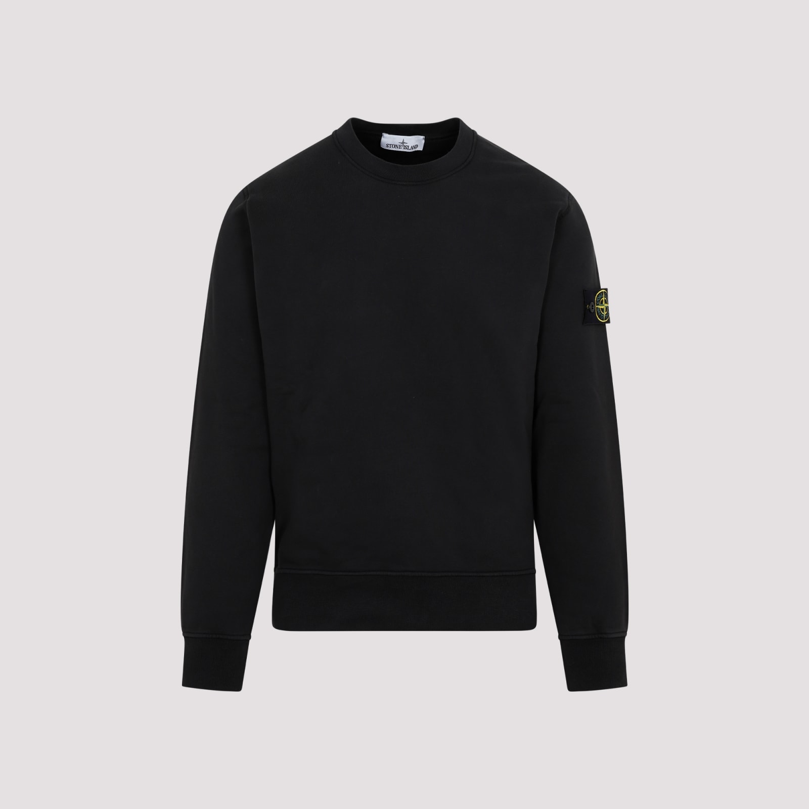 Stone Island 指南针贴布圆领卫衣