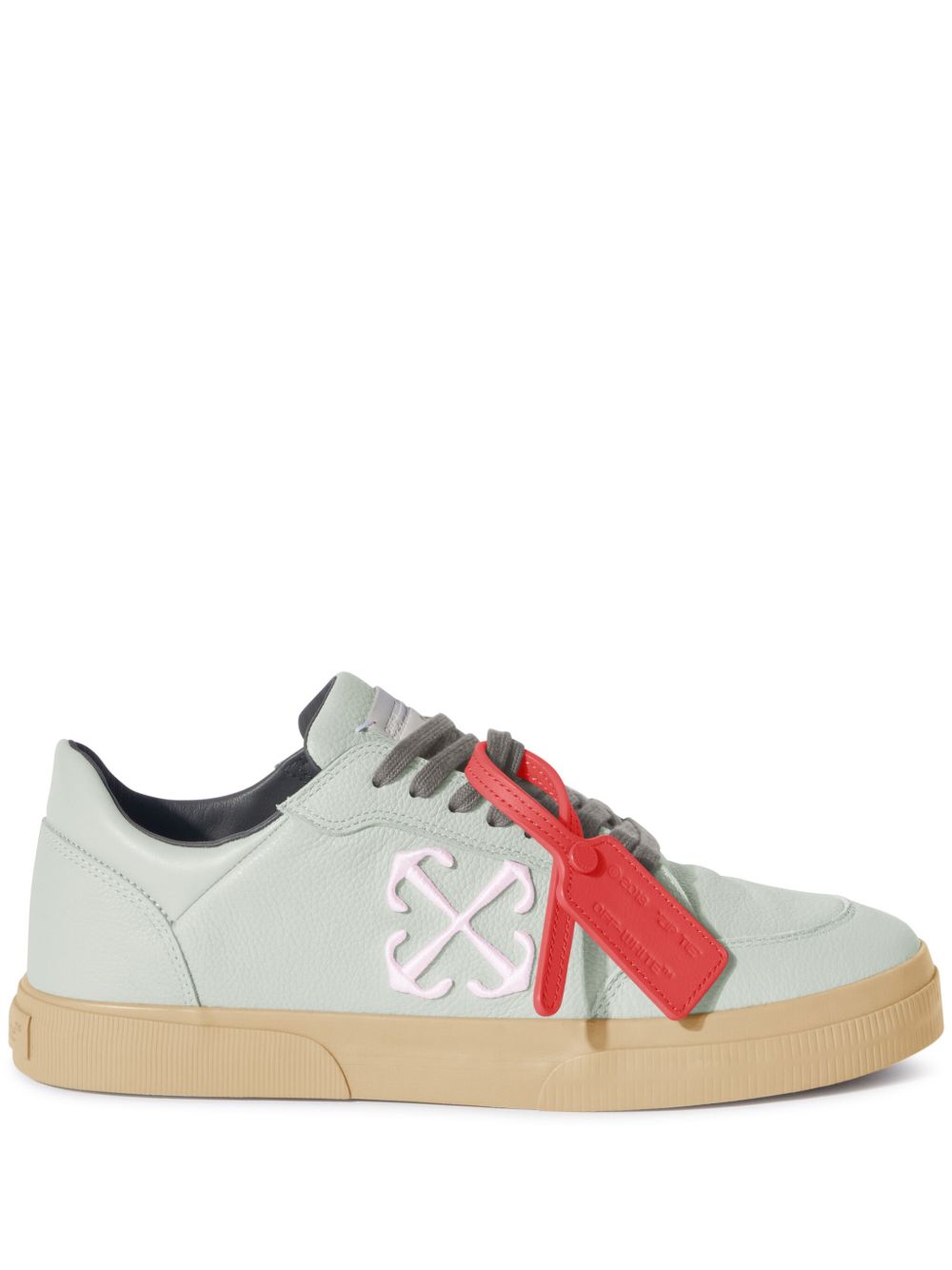Off-White New Low Vulcanized 运动鞋 - 绿色
