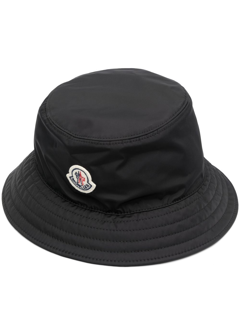 Moncler 标贴渔夫帽 - 黑色