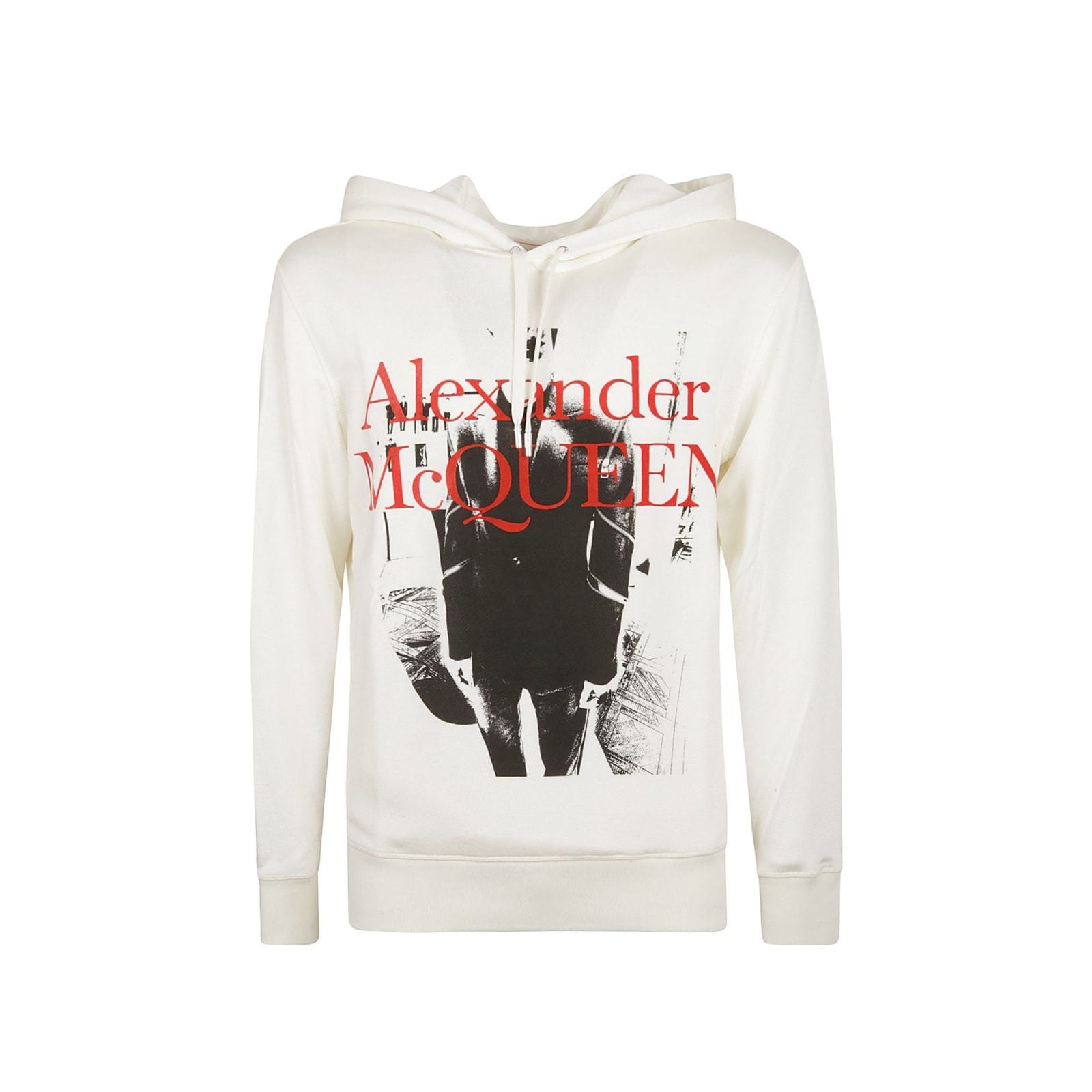 Alexander McQueen Printed Hooded Sweatshirt