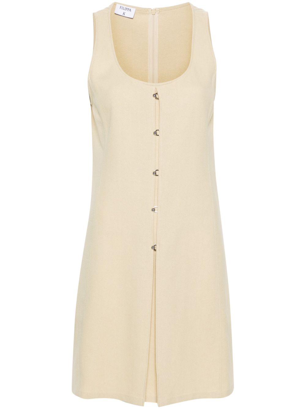 Filippa K The Re:sourced Crepe 迷你连衣裙 - 绿色