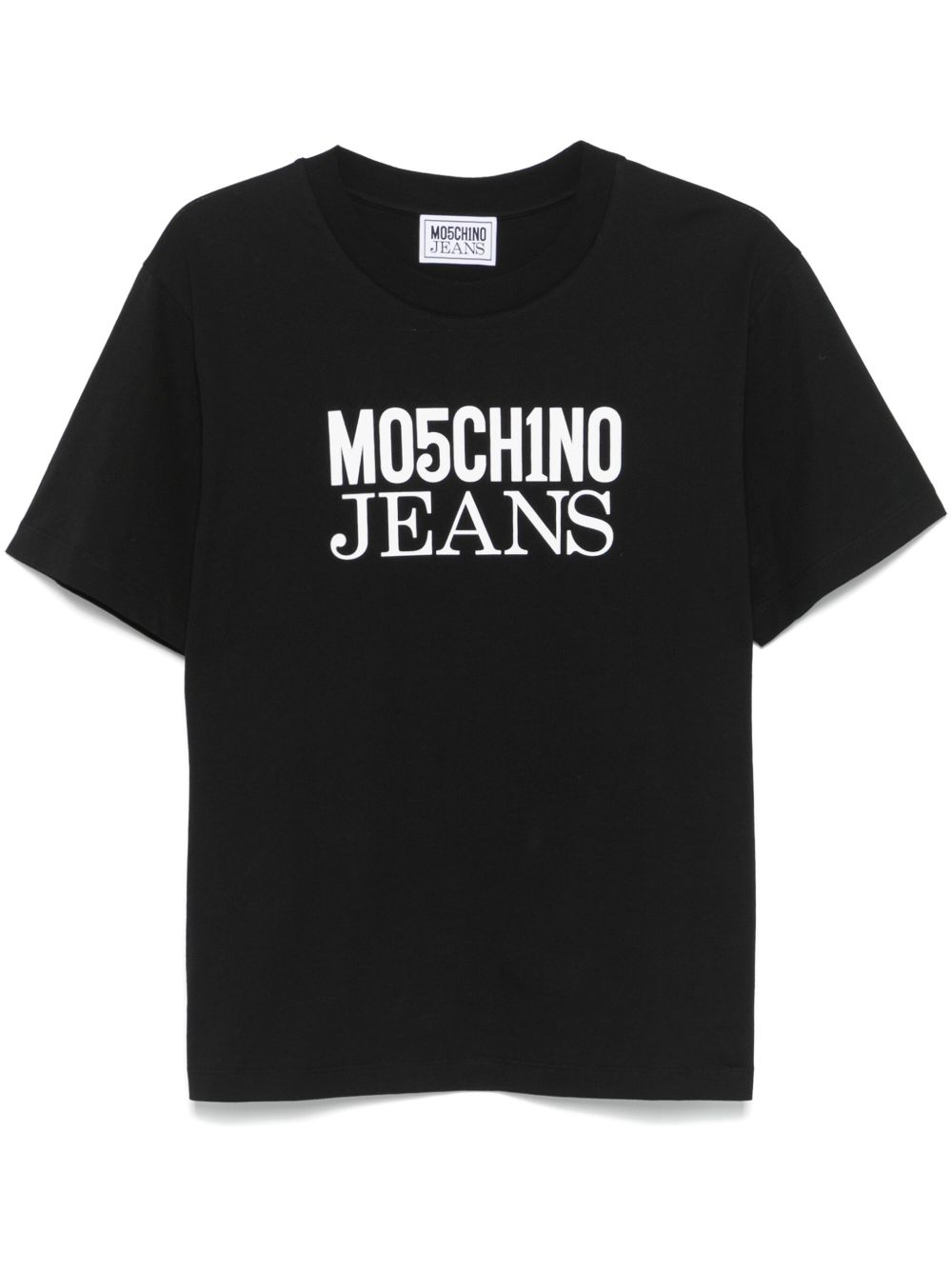 MOSCHINO JEANS logo印花T恤 - 黑色