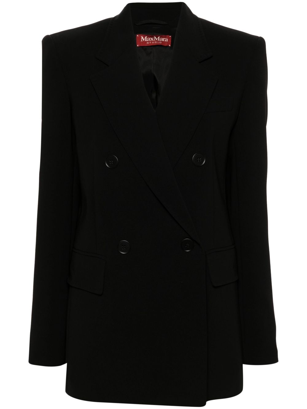 Max Mara Mirella 双排扣西装夹克 - 黑色