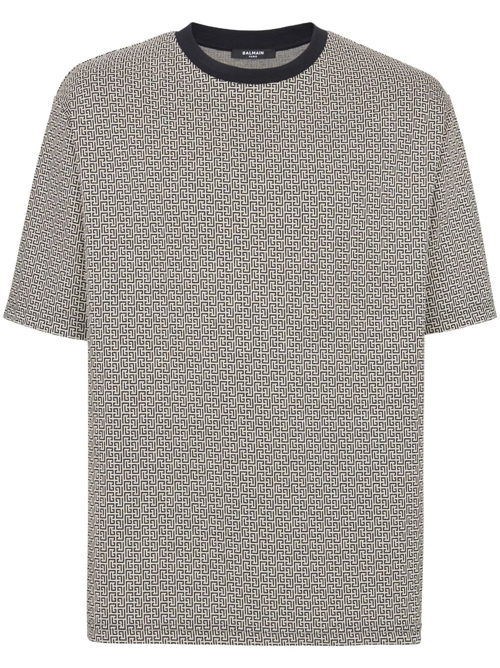 Balmain 经典logo印花T恤 - 黑色
