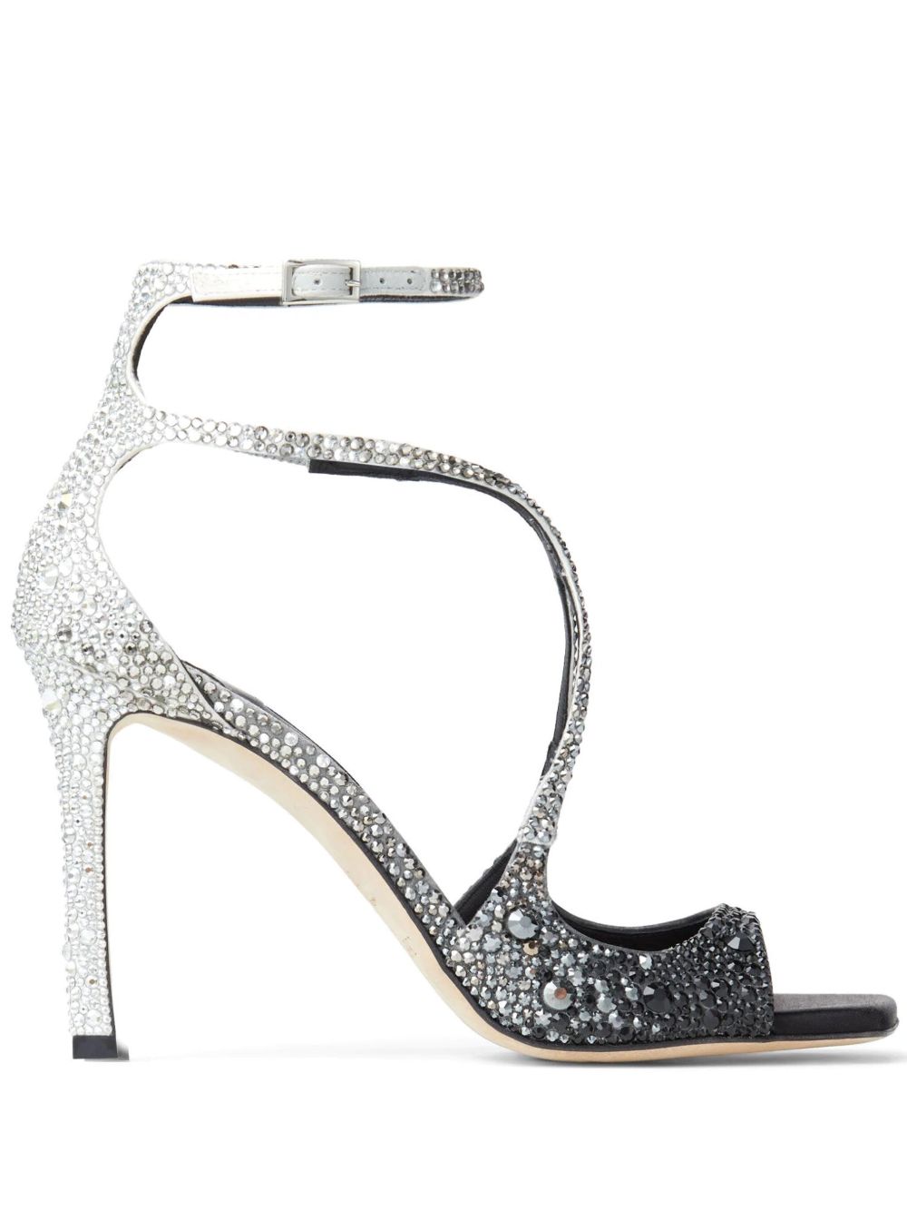 Jimmy Choo Azia 高跟凉鞋（9.5厘米） - 黑色