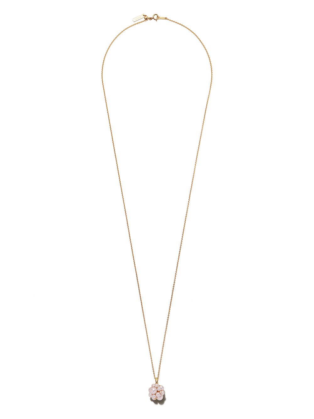 TASAKI 18K黄金阿古屋珍珠吊饰项链 - 金色