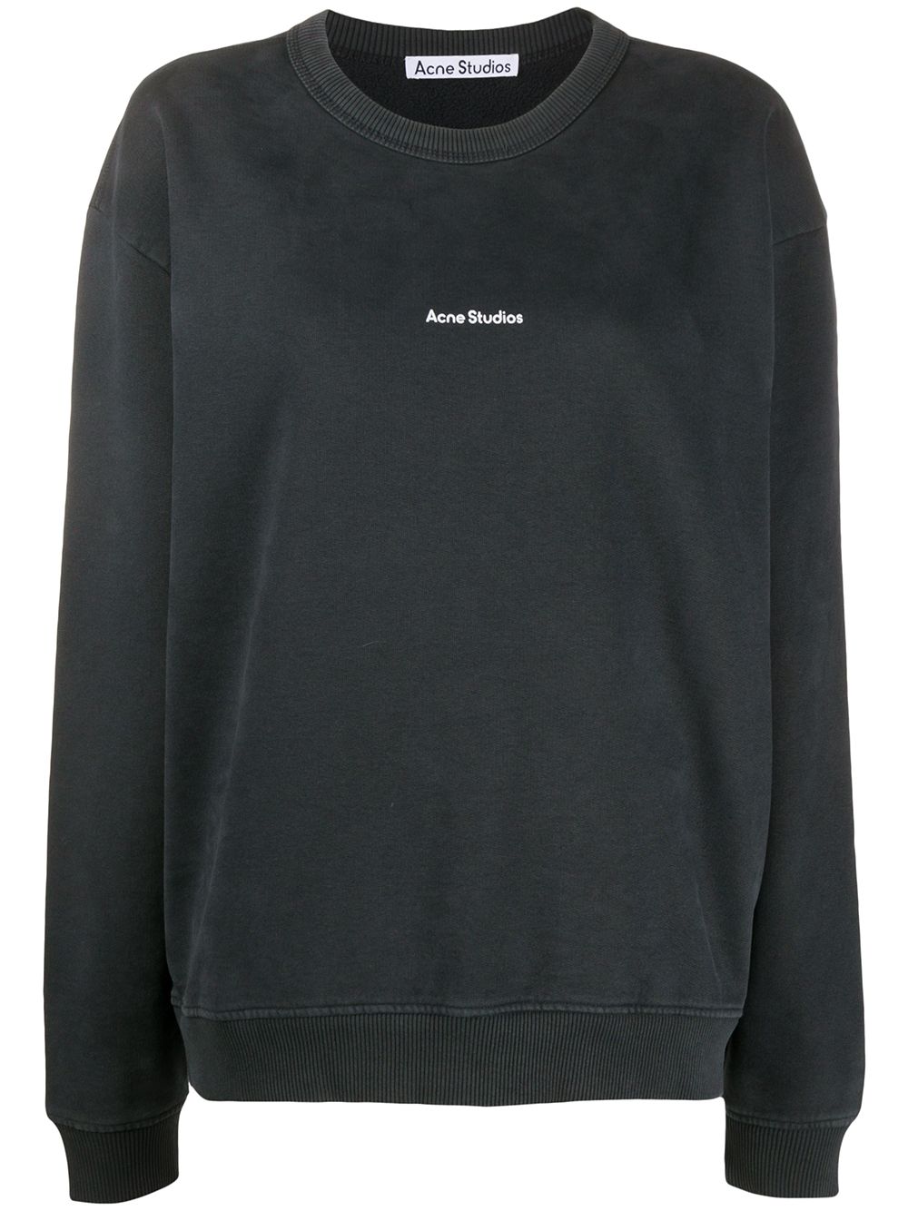 Acne Studios logo印花卫衣 - 黑色