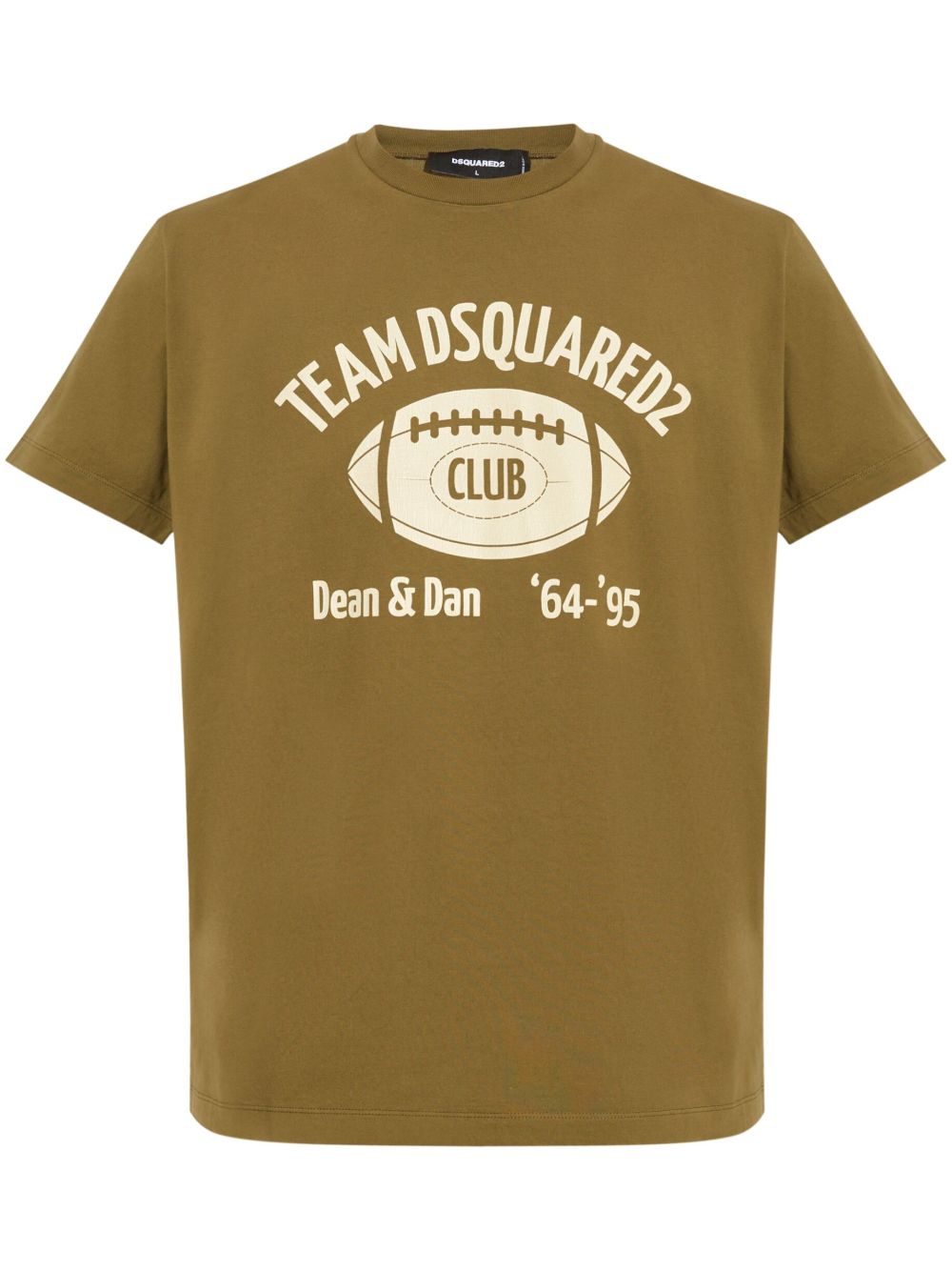 DSQUARED2 logo T恤 - 绿色
