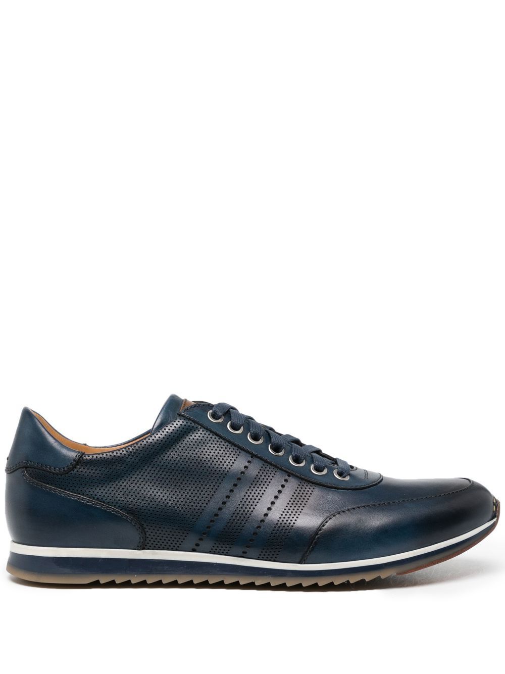 Magnanni logo细节板鞋 - 蓝色