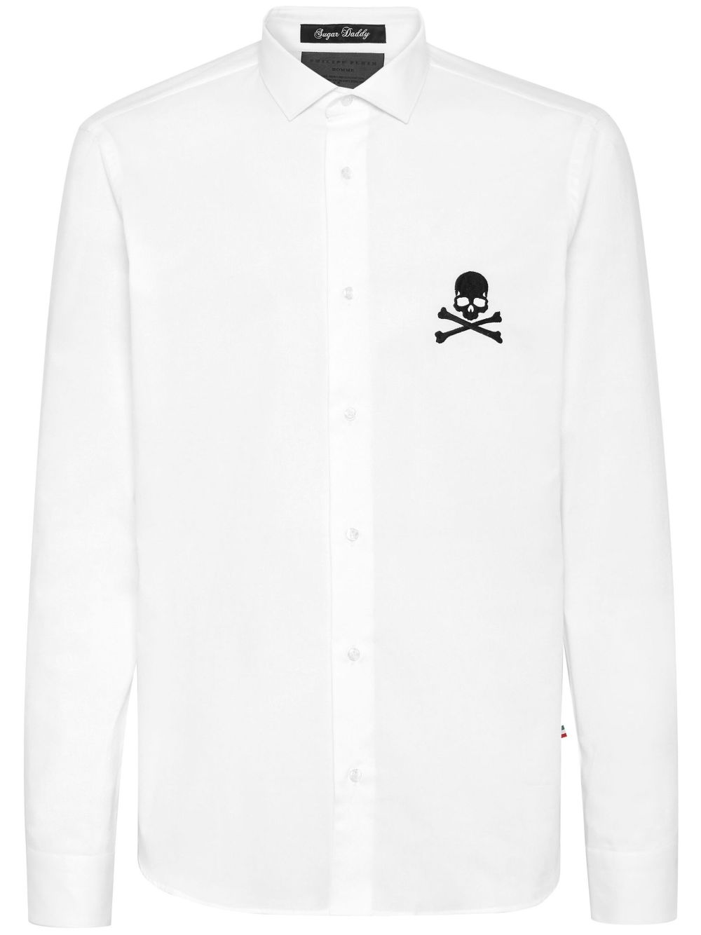 Philipp Plein Sugar Daddy Skull&Bones 衬衫 - 白色