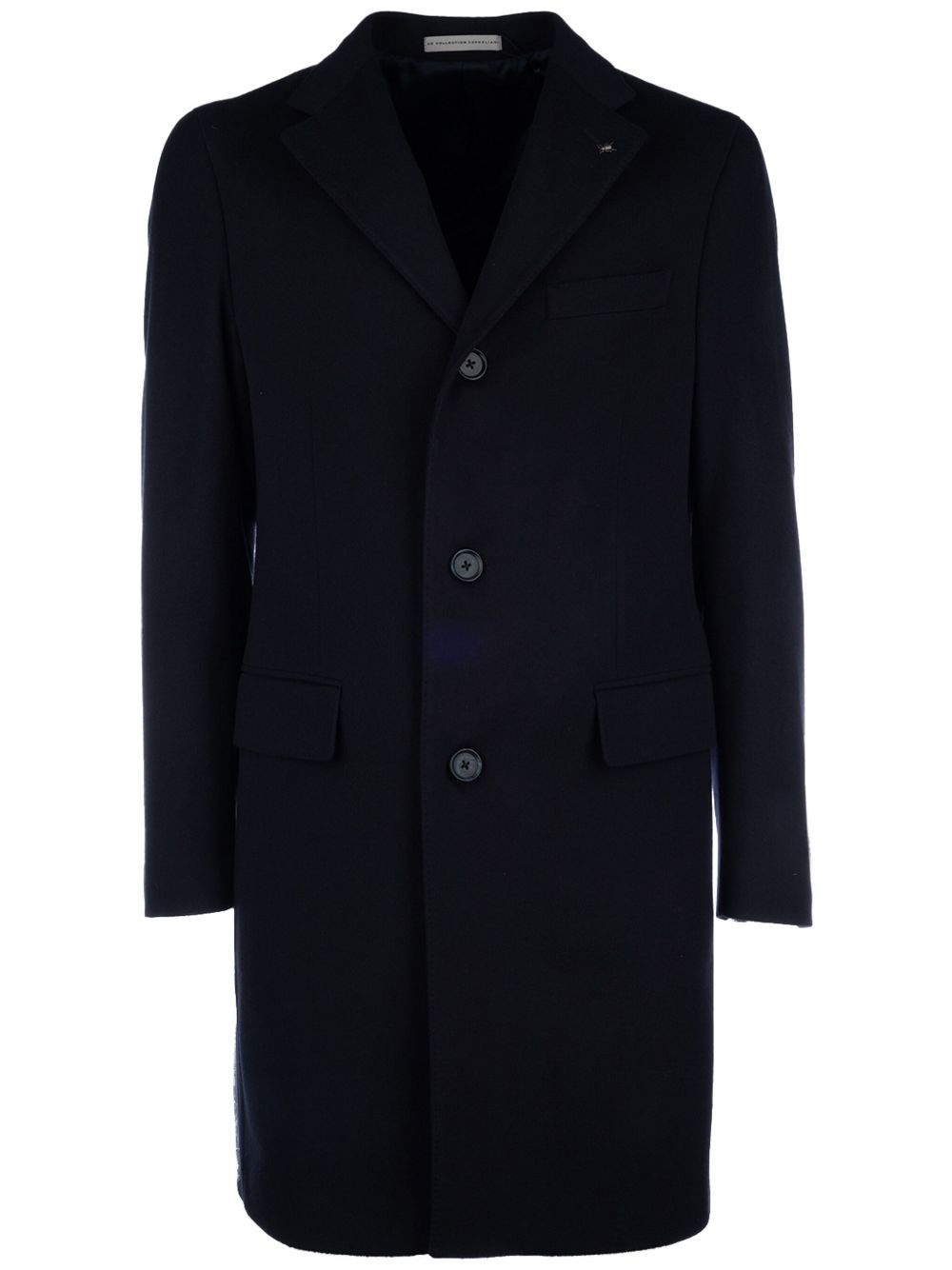 Corneliani 羊毛单排扣外套 - 蓝色
