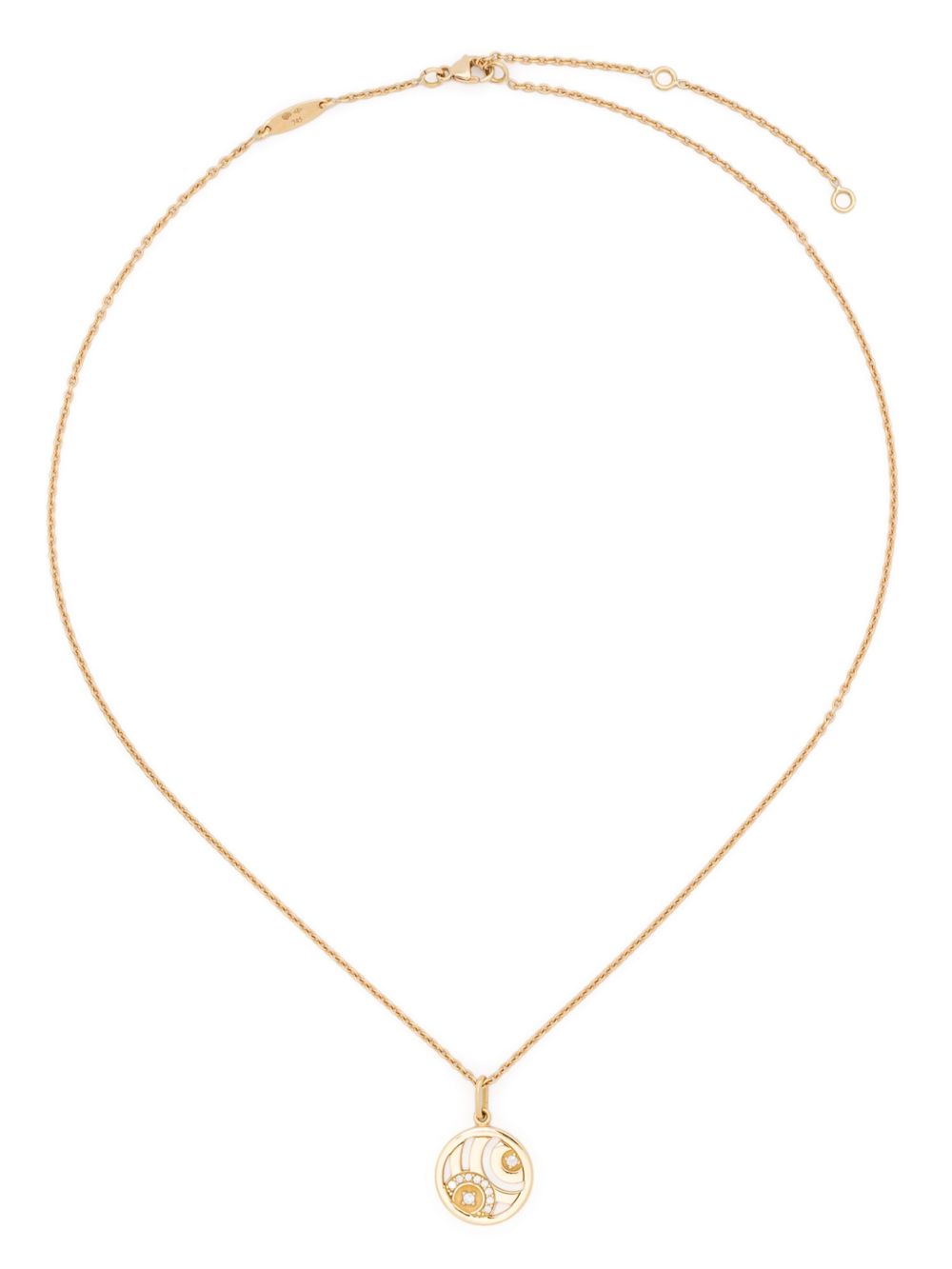 Loyal.e Paris 18K黄金 Charm Sérénité 项链 - 黄色