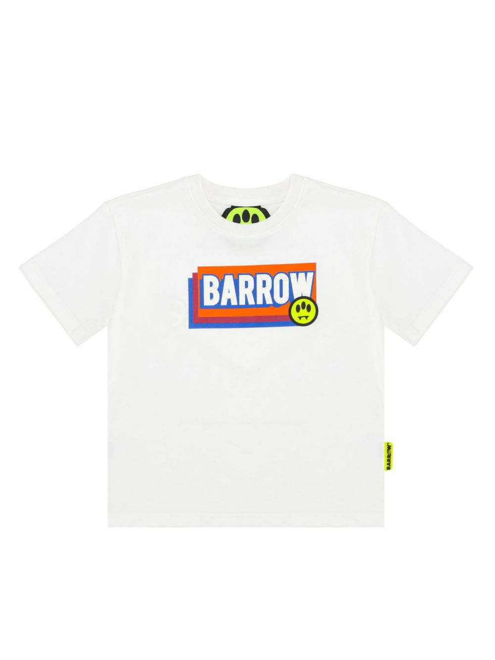 BARROW logo印花棉T恤 - 白色