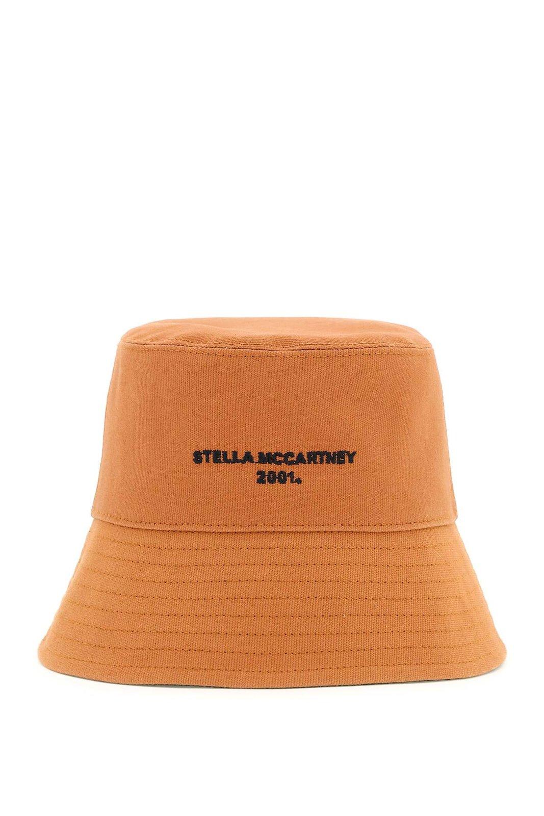 Stella McCartney 徽标刺绣水桶帽
