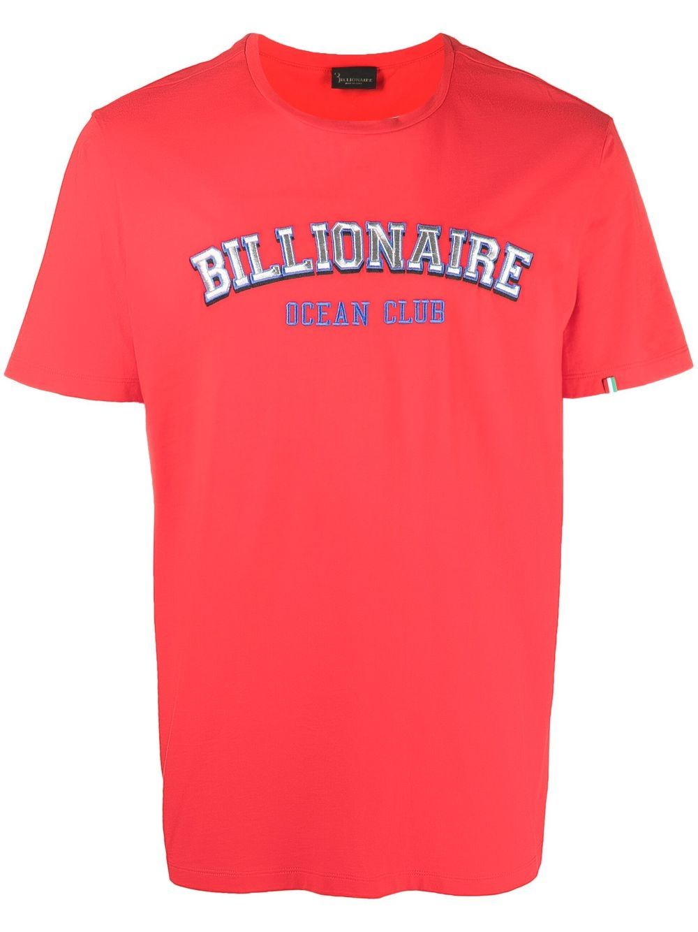 Billionaire logo印花T恤 - 红色
