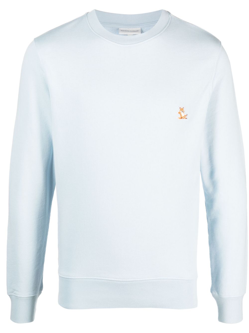 Maison Kitsuné 狐狸logo 贴花棉卫衣 - 蓝色