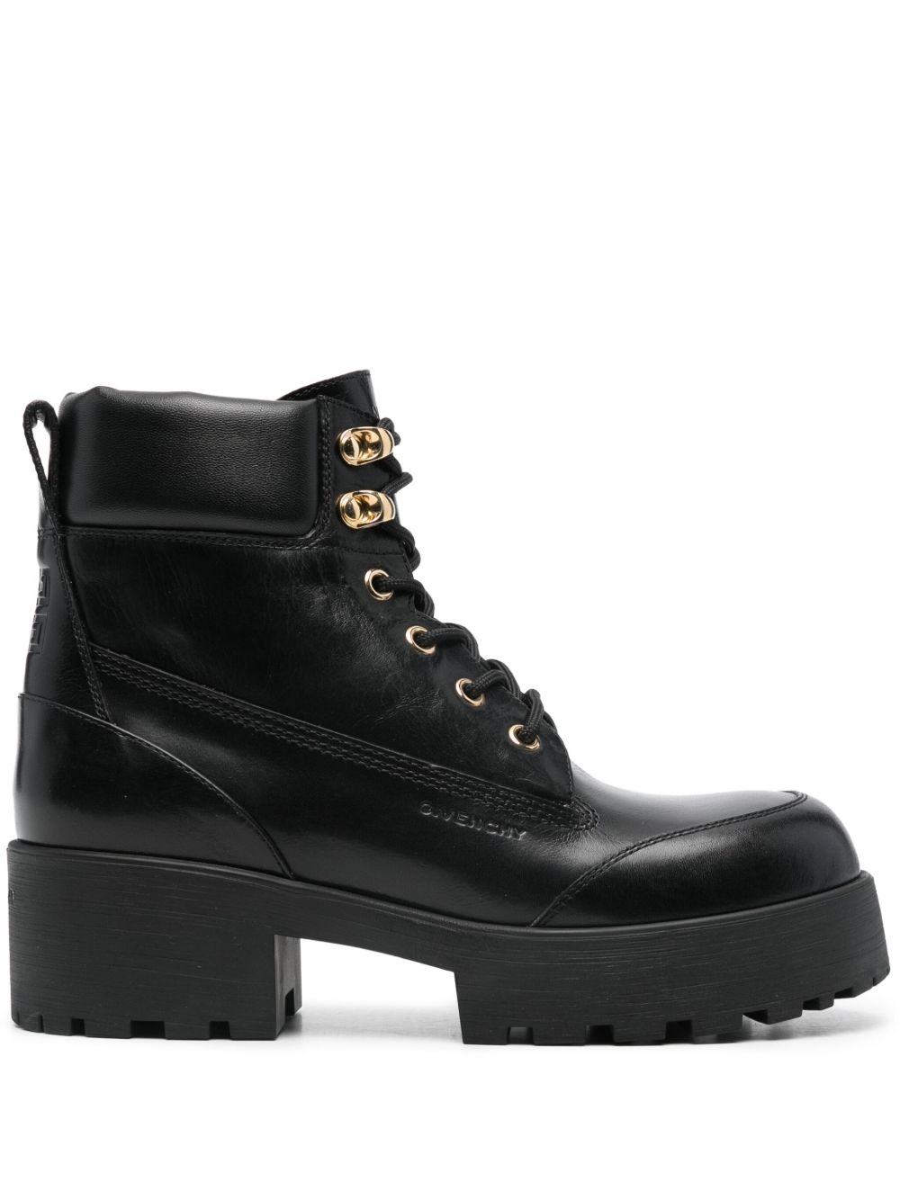 Givenchy Trekker 及踝皮靴 - 黑色