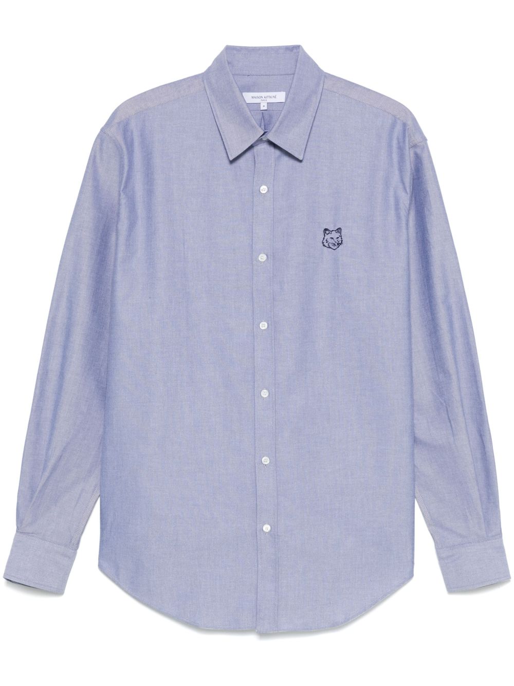 Maison Kitsuné Contour Fox Head 衬衫 - 蓝色
