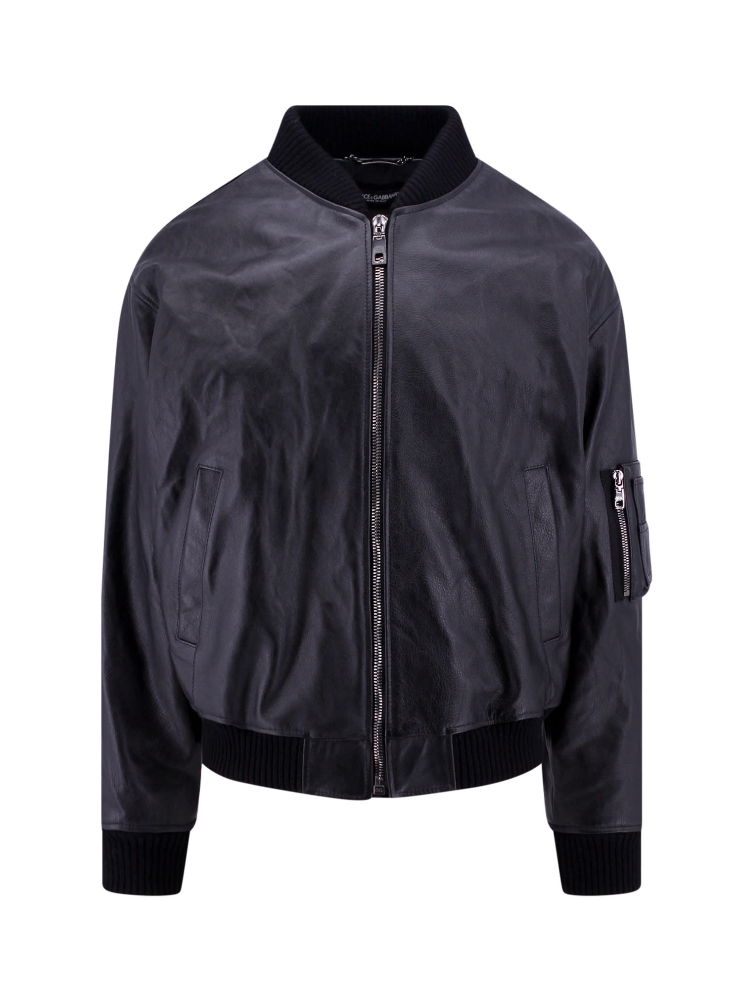 Dolce & Gabbana Leather Jacket
