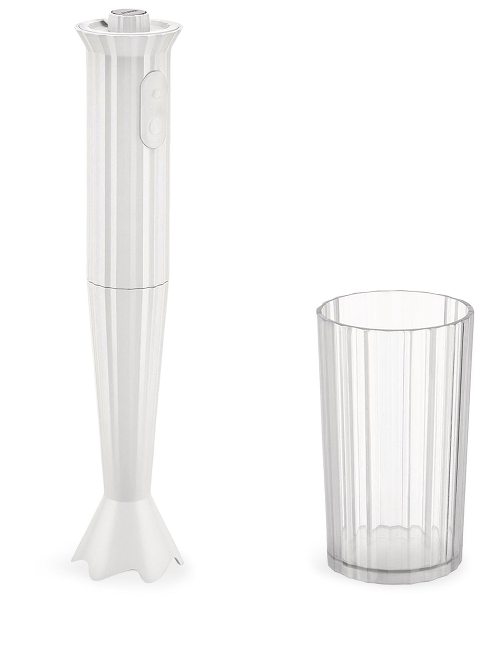 Alessi 细褶纹理双色搅拌器 - 白色