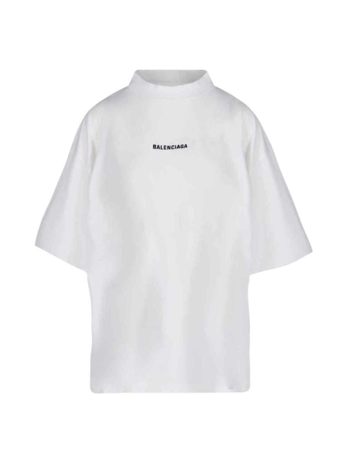 Balenciaga Logo Crop T-Shirt