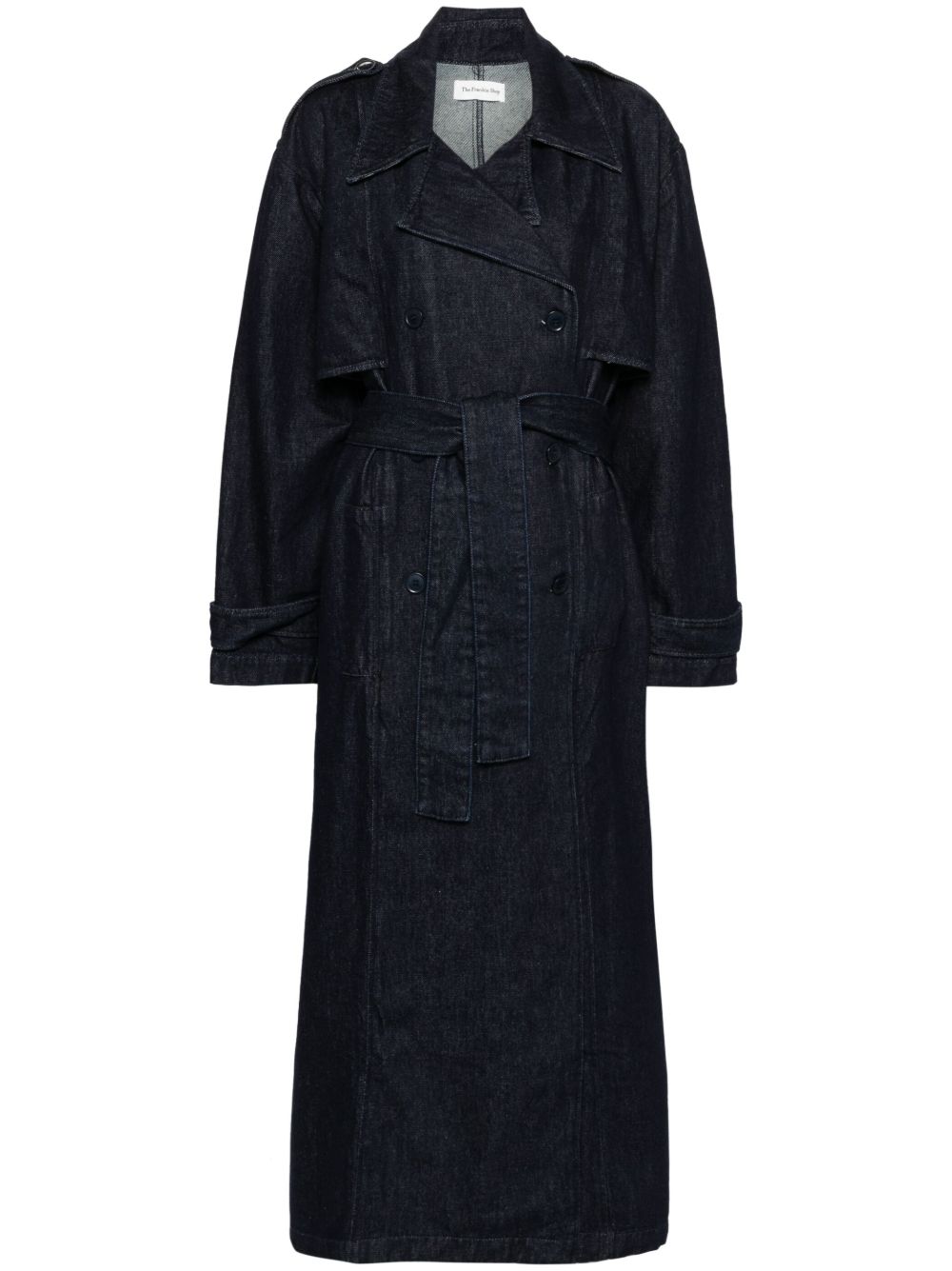 The Frankie Shop Nikola 牛仔风衣 - 蓝色