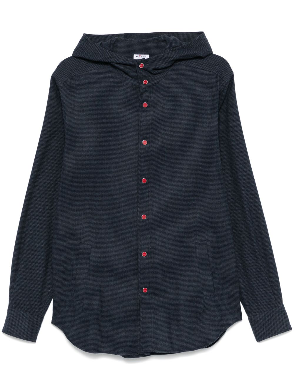 Kiton 连帽衬衫 - 蓝色