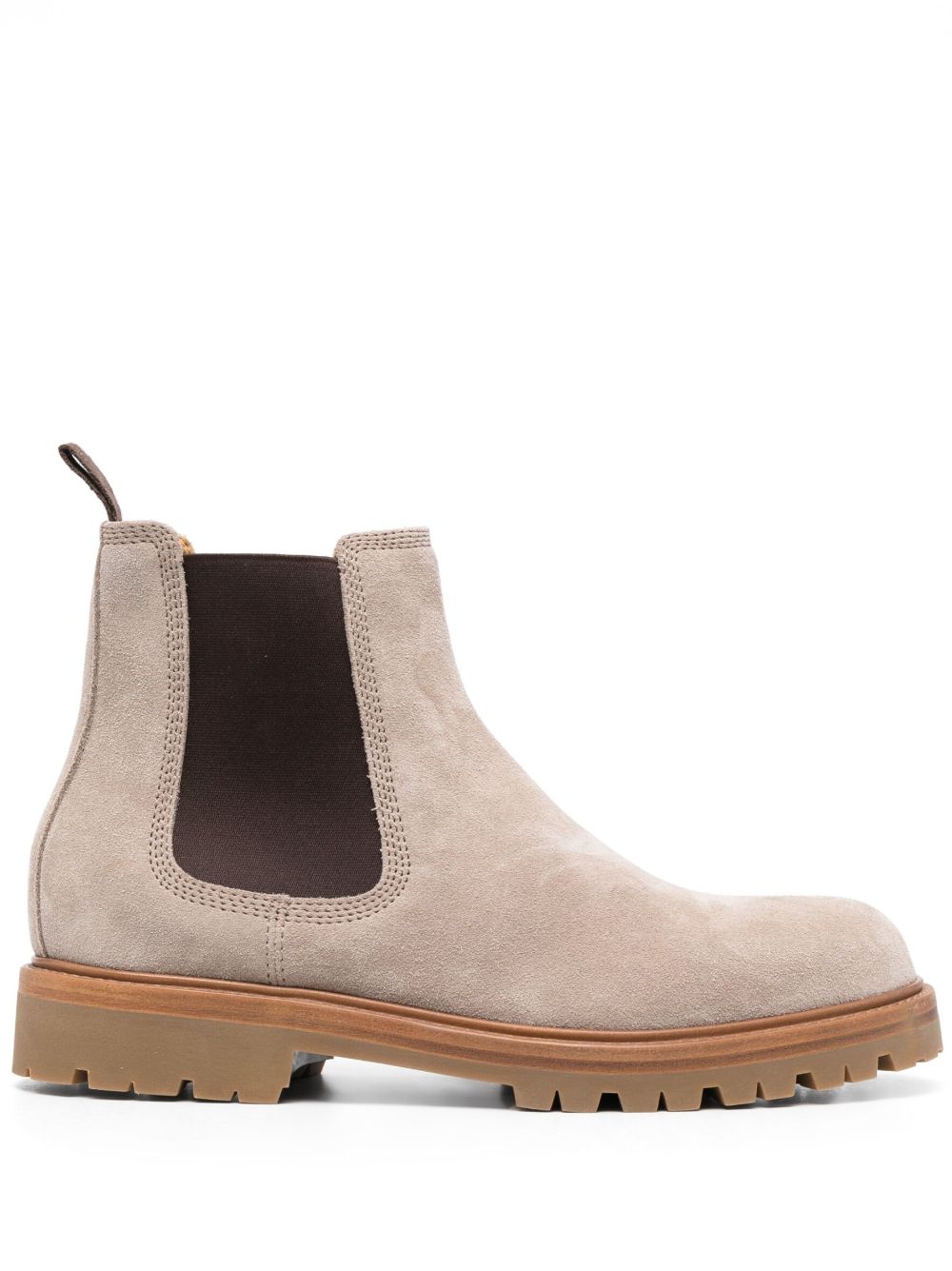 Brunello Cucinelli 绒面皮及踝靴 - 中性色