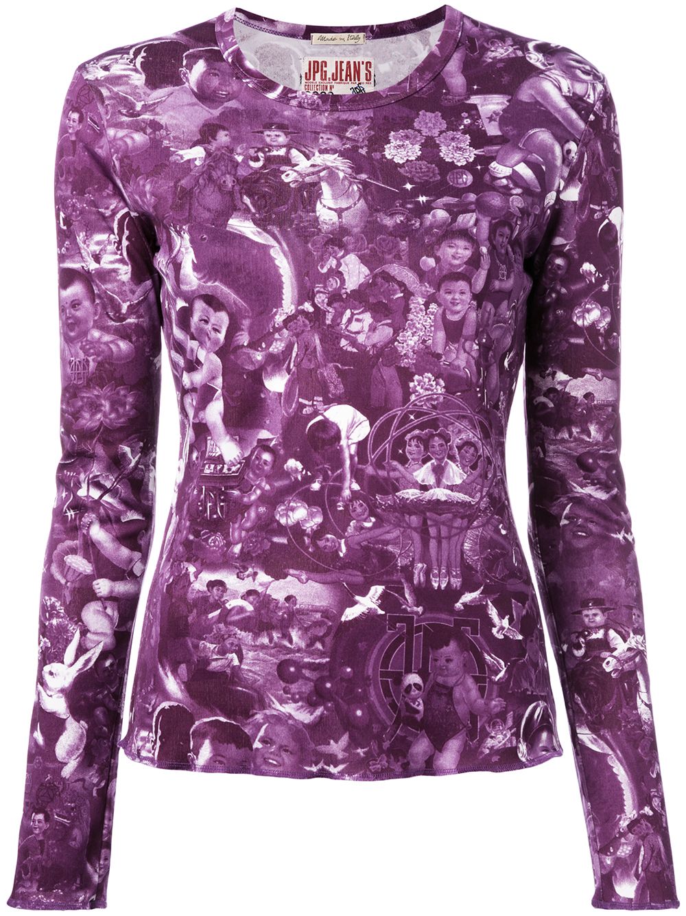 Jean Paul Gaultier Pre-Owned 古着婴儿印花T恤 - 粉色