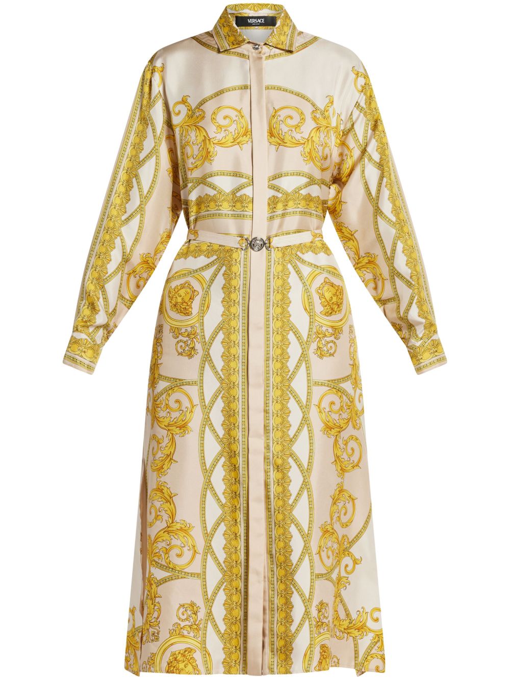 Versace La Coupe des Dieux 真丝衬衫裙 - 中性色