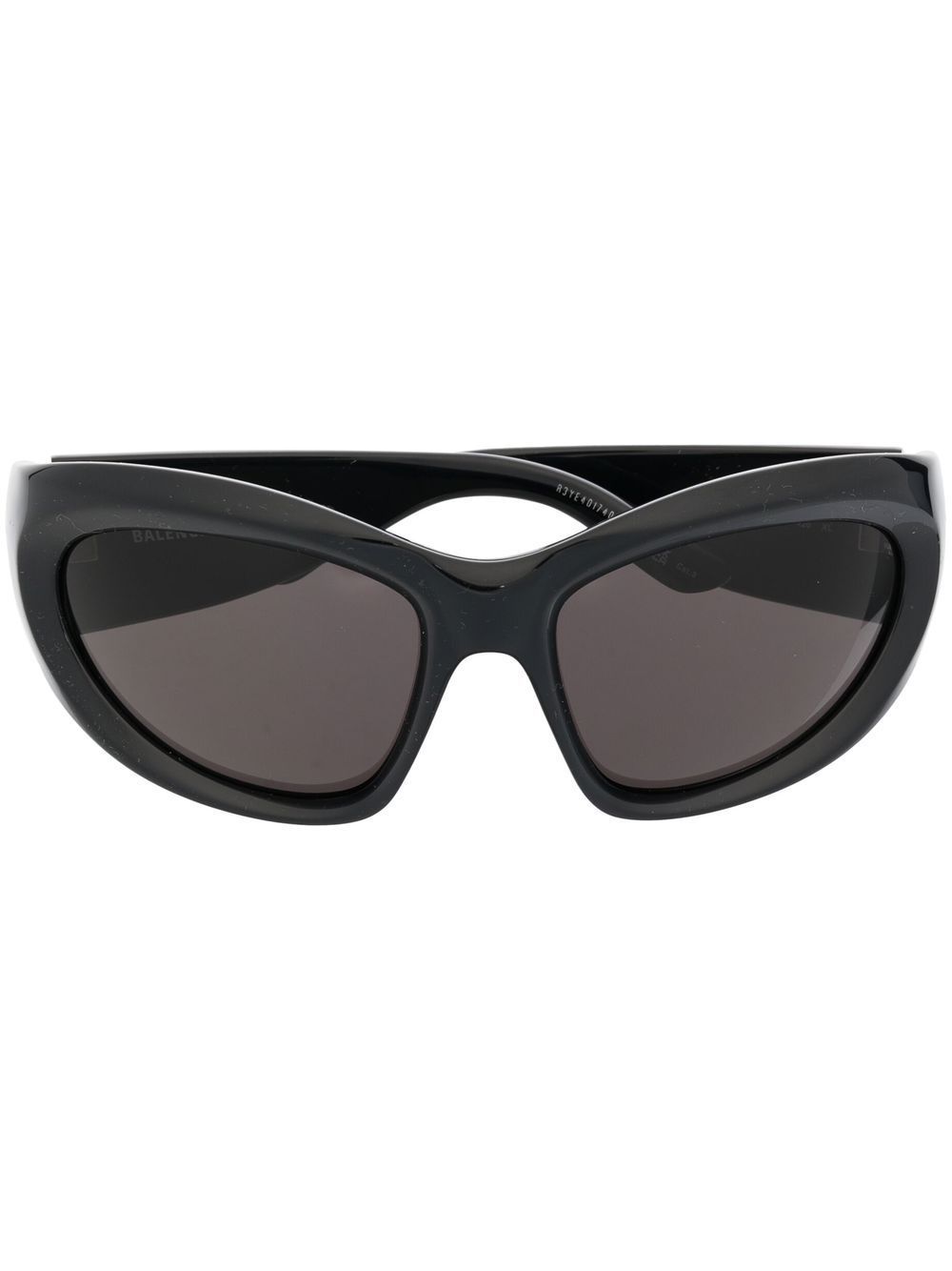 Balenciaga Eyewear BB0228S 猫眼框太阳眼镜 - 黑色