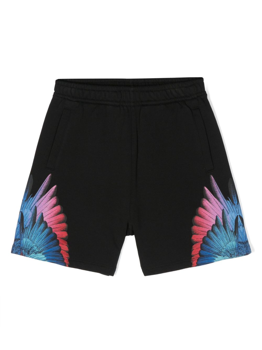 Marcelo Burlon County Of Milan Kids Icon Wings 运动短裤 - 黑色