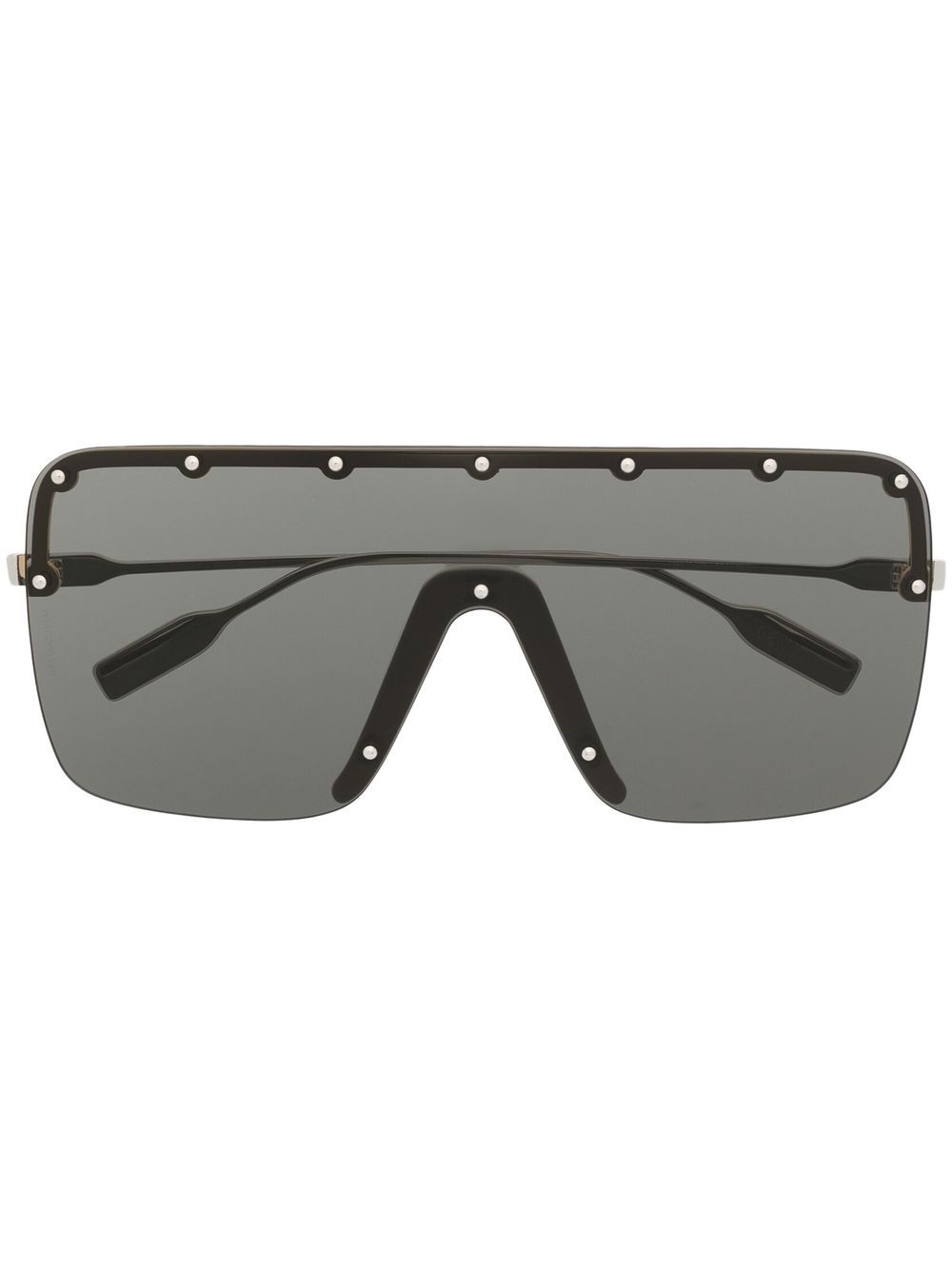 Gucci Eyewear 铆钉有色镜片太阳眼镜 - 黑色