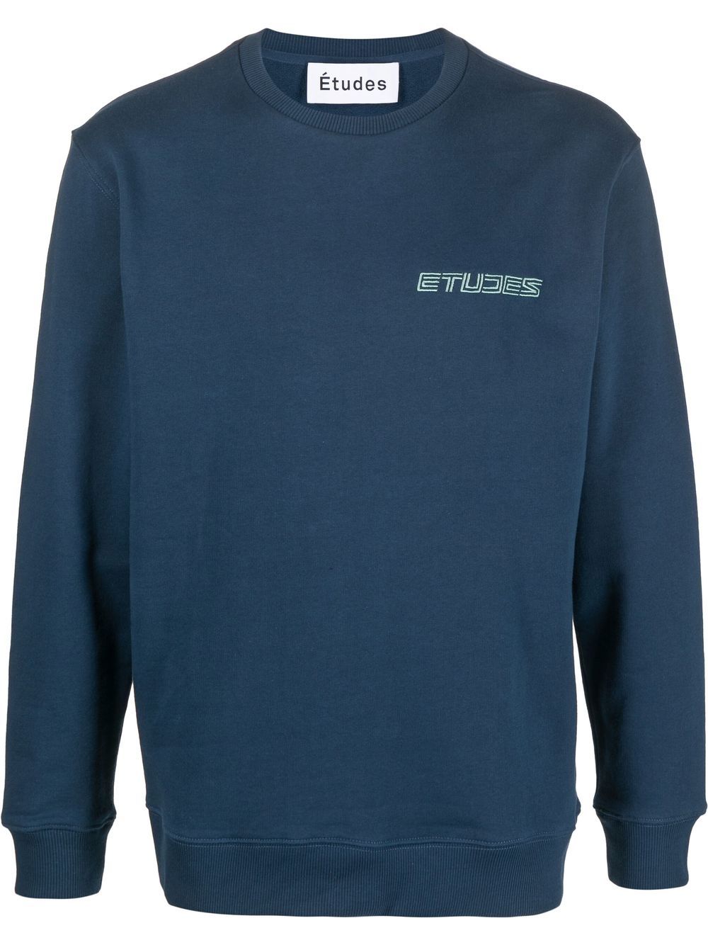 Etudes logo刺绣卫衣 - 蓝色