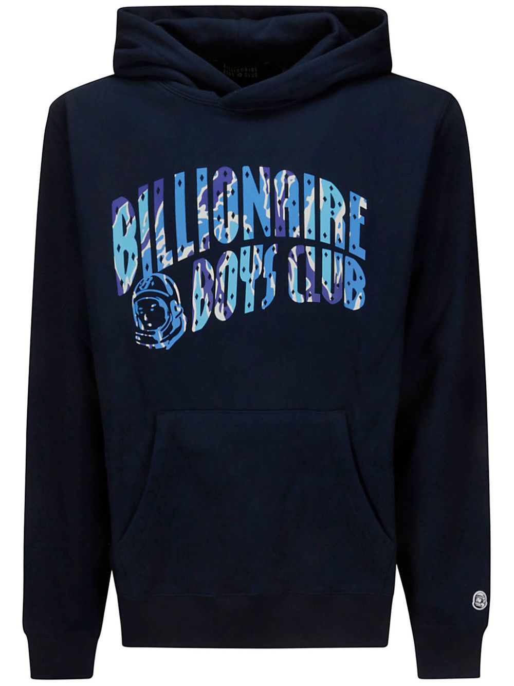 Billionaire Boys Club logo印花棉连帽衫 - 蓝色