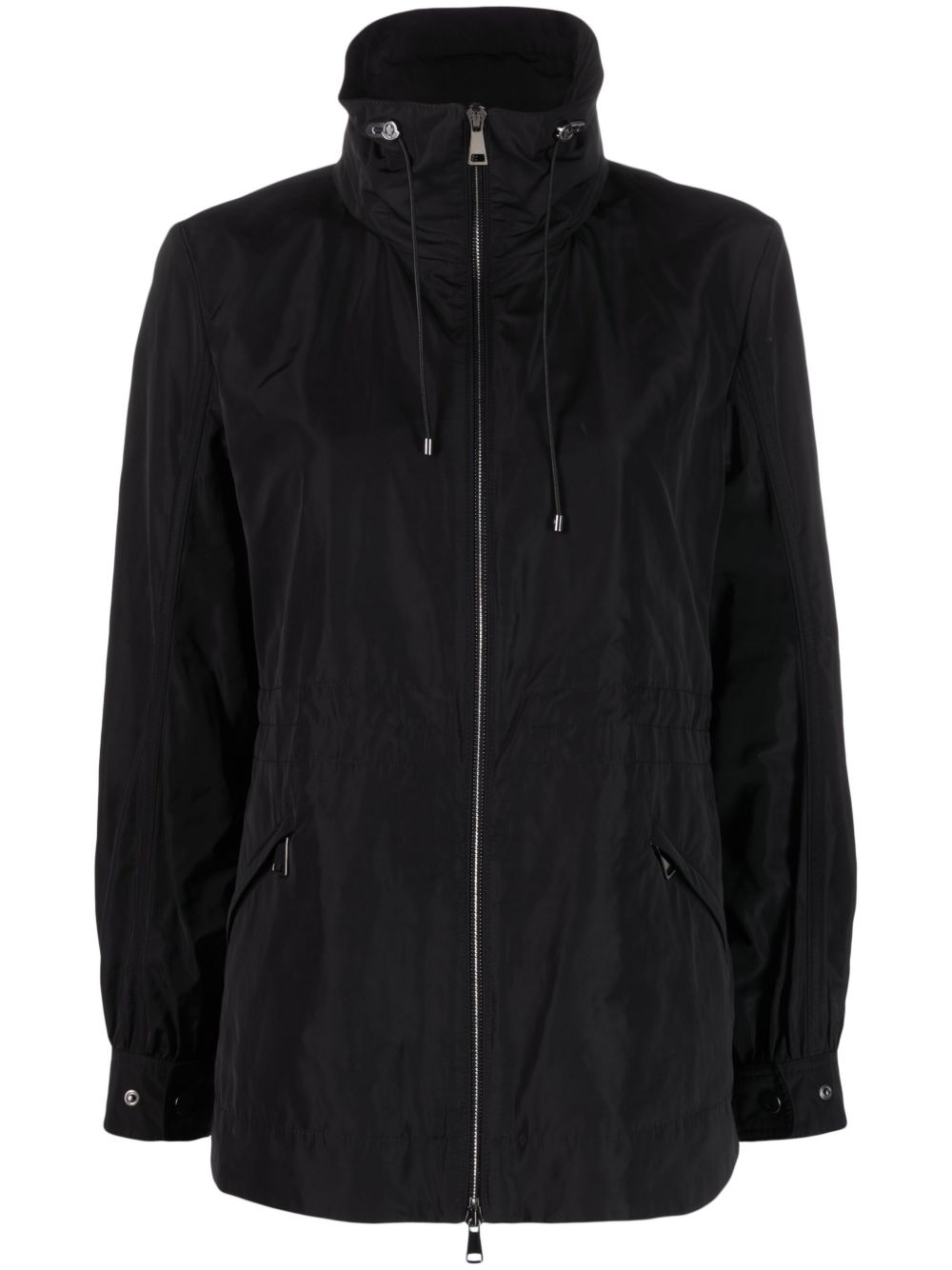 Moncler Enet 抽绳拉链夹克 - 黑色