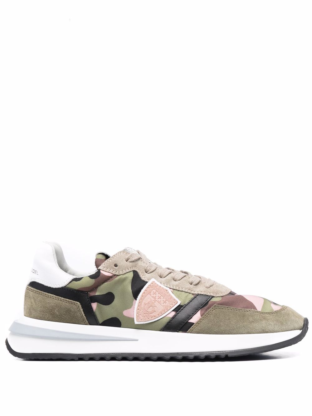 Philippe Model Paris Tropez 2.1 Camouflage 运动鞋 - 绿色