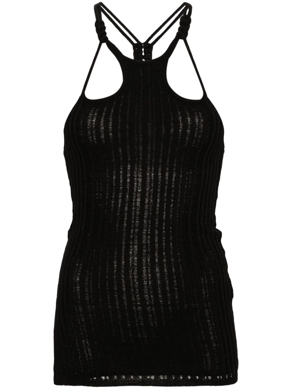 ISABEL MARANT Debra 细罗纹坦克背心 - 黑色