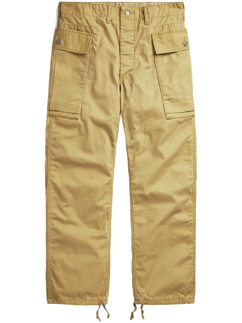Ralph Lauren RRL 人字斜纹针织斜纹布工装裤 - 中性色