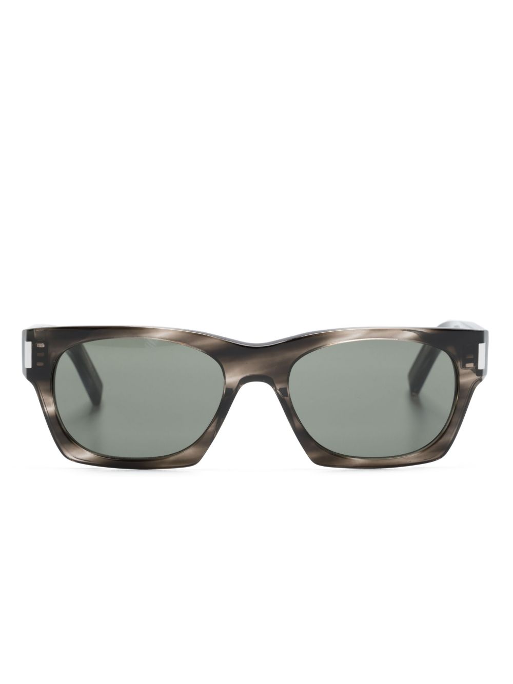 Saint Laurent Eyewear SL 402 长方框太阳眼镜 - 褐色