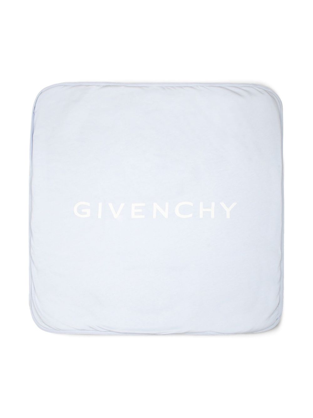 Givenchy Kids 大面积logo毯子 - 白色