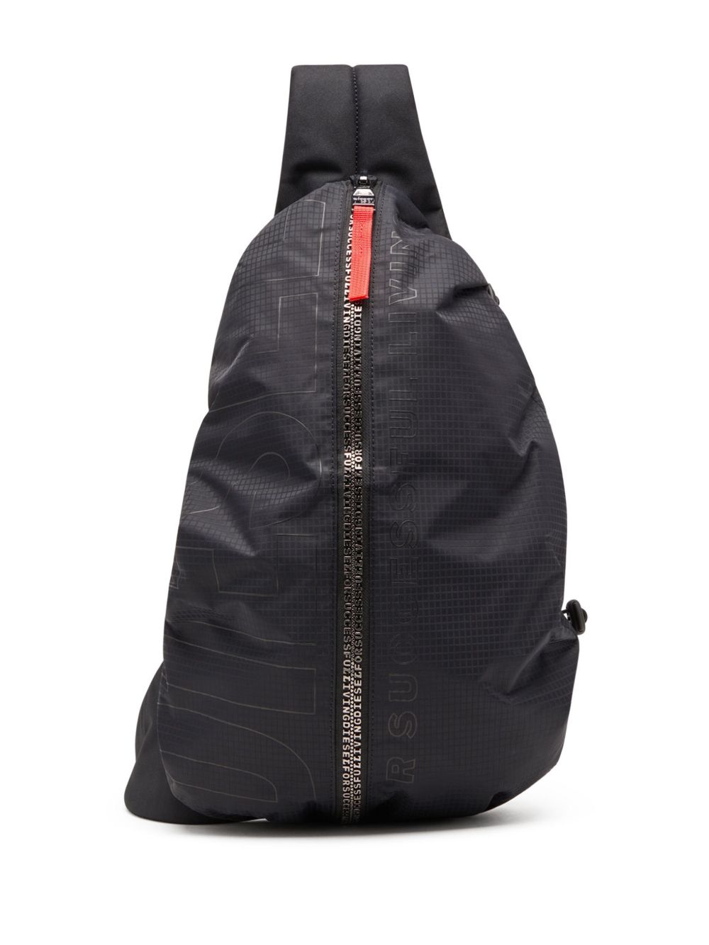 Diesel Zip-D Sling 背包 - 黑色