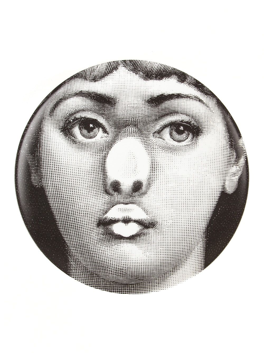 Fornasetti 印花碟 - 黑色