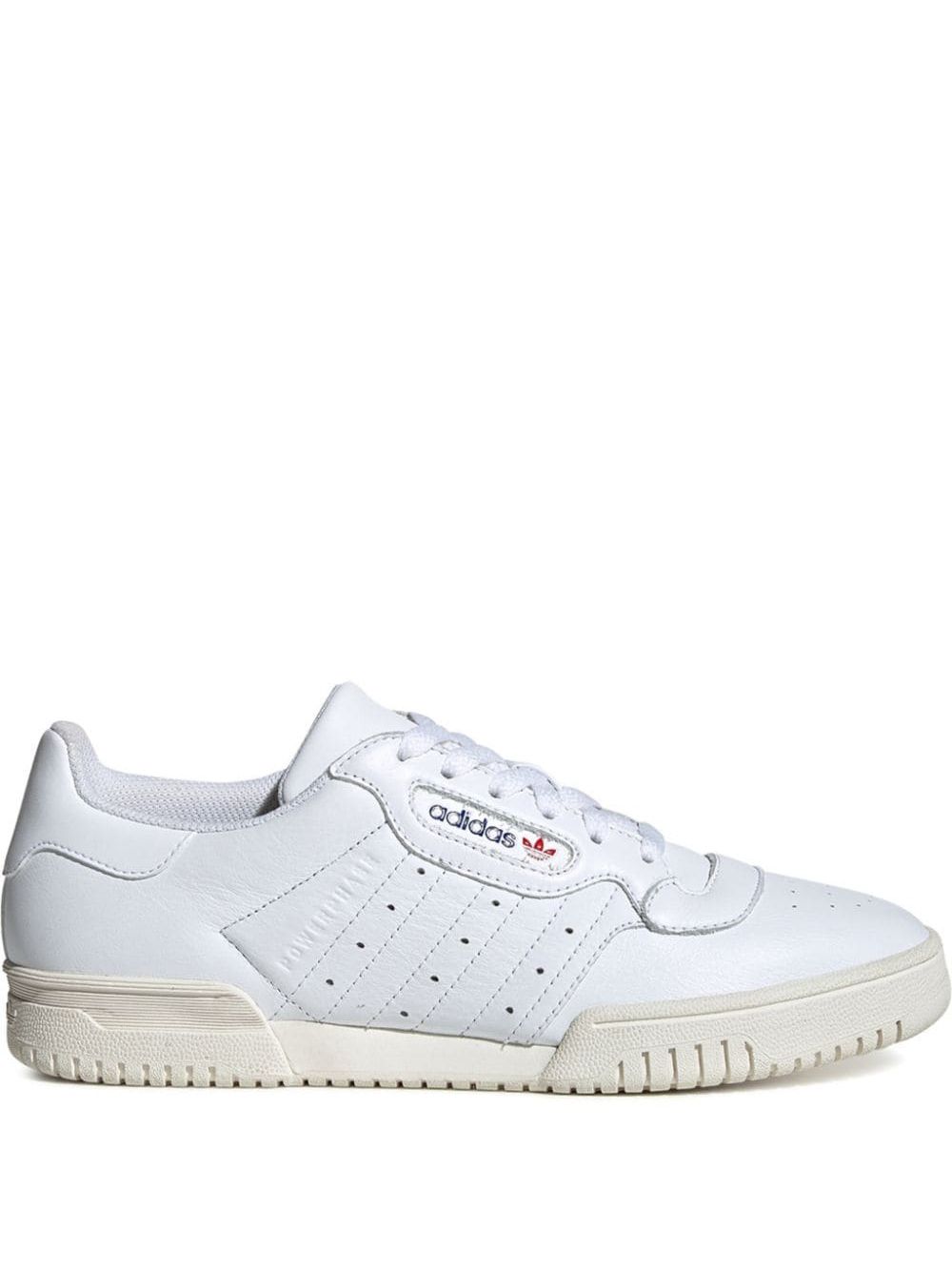 adidas Powerphase真皮板鞋 - 白色
