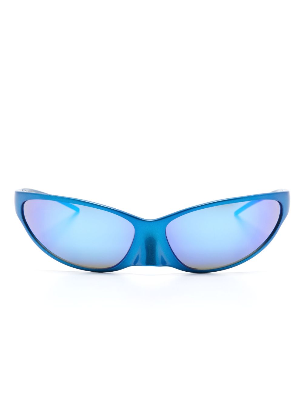Balenciaga Eyewear 4G Cat 太阳眼镜 - 蓝色