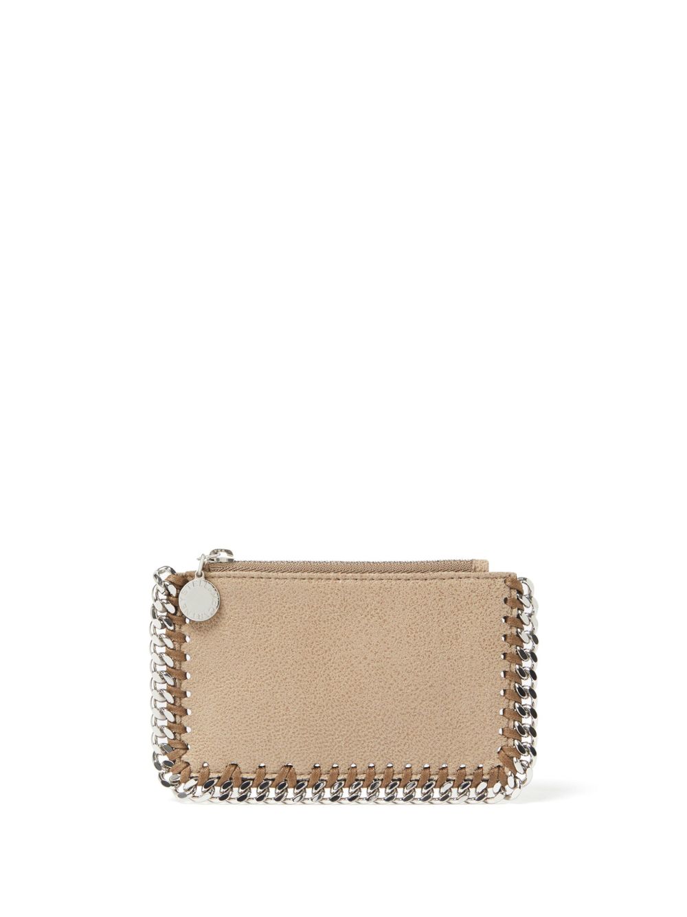 Stella McCartney Falabella 金属感搭链钱包 - 中性色