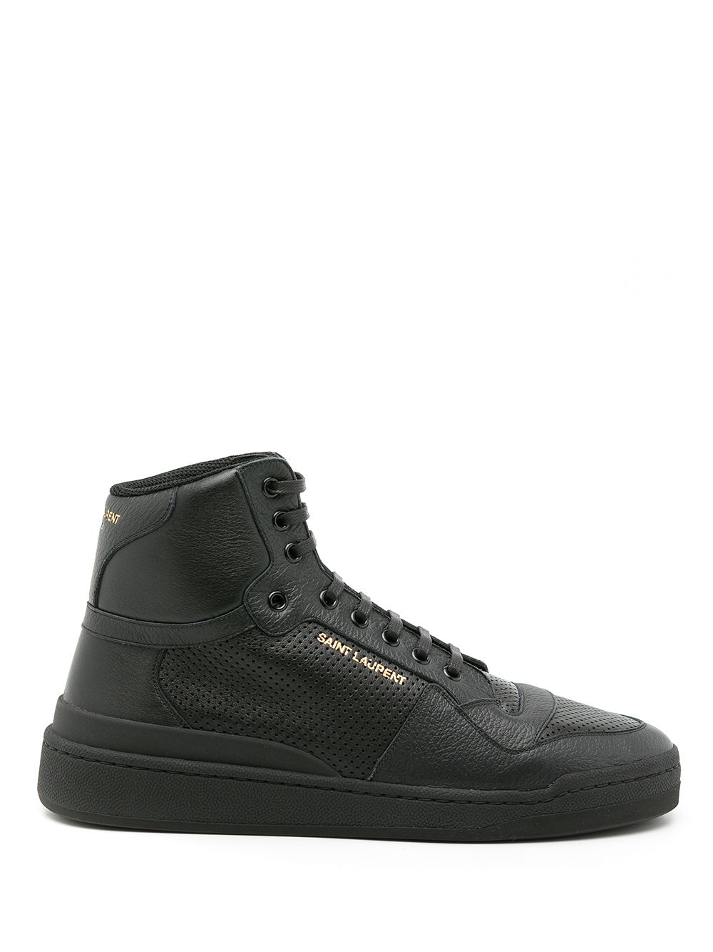 Saint Laurent SL24 高帮板鞋 - 黑色