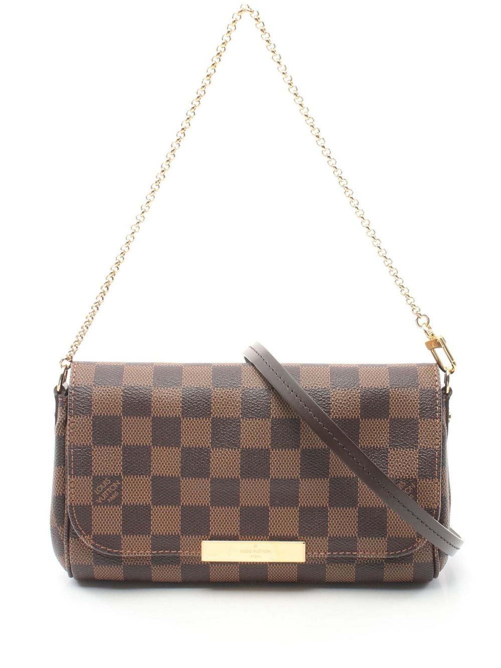 Louis Vuitton Pre-Owned Favorite PM 两用单肩包（2013年典藏款） - 褐色
