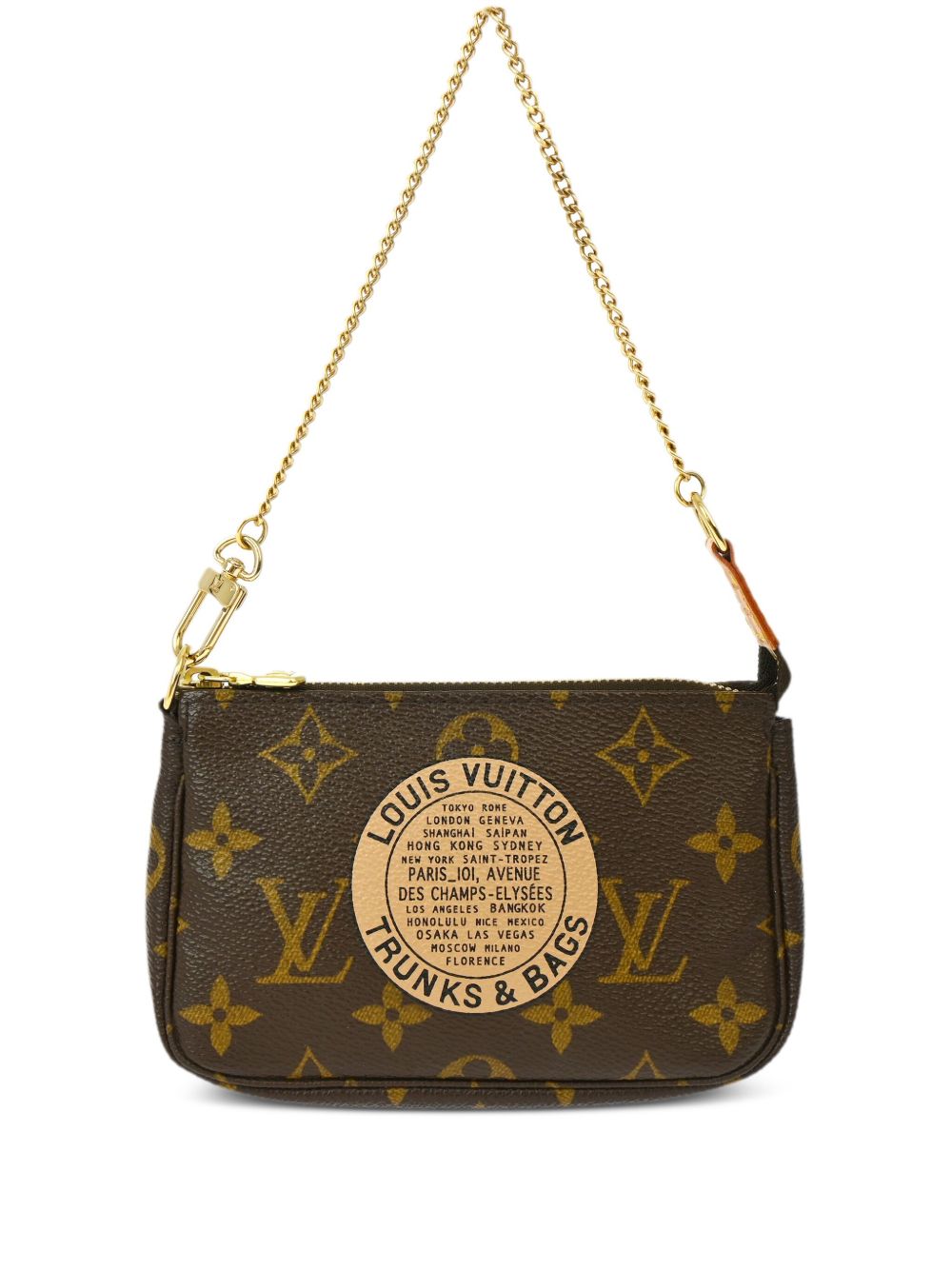 Louis Vuitton Pre-Owned Pochette Accessoires 迷你手拿包（2007年典藏款） - 褐色